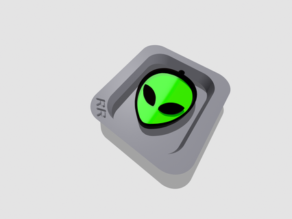extraterrestre clé chaîne moule porte clés 3d print model - Mito3D