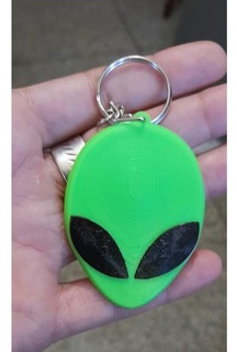 alien keychain alien keychain  3d print model - Mito3D