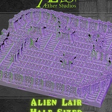 alien lair sized modular terrain predator zerg dungeon tiles bugs xenomorph tileset ripley xeno dragonbite dragonlock tyranid dungeonlock carapace outerspace aliens aether studios space larval worms hive queen infestation 3d print model - Mito3D