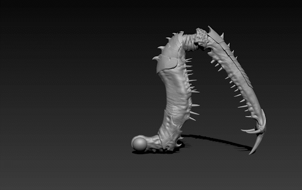 alien mantis claws Game claw grimdark retro scything talon miniature 28mm 40 carnifex miniaturewargaming 3D print model - Mito3D