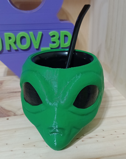 alieno compagno compagno zucche alieno extraterrestre ufo alieno verde marziano 3d print model - Mito3D