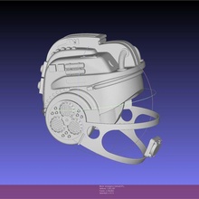 extraterrestre nostromo urgence casque imprimable Assemblée art 3d printing réplique costume film scifi space helmet emergency respirateur mobile 3d print model - Mito3D