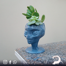 alien paul - flower pot pencil holder decoration 3d print model - Mito3D