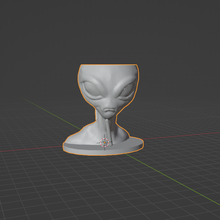 alien pot 3d print model - Mito3D
