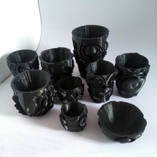 alien pottery collection home art decoration planter penholder 3d print model - Mito3D