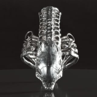 alien ring jewelry head 3d print model - Mito3D