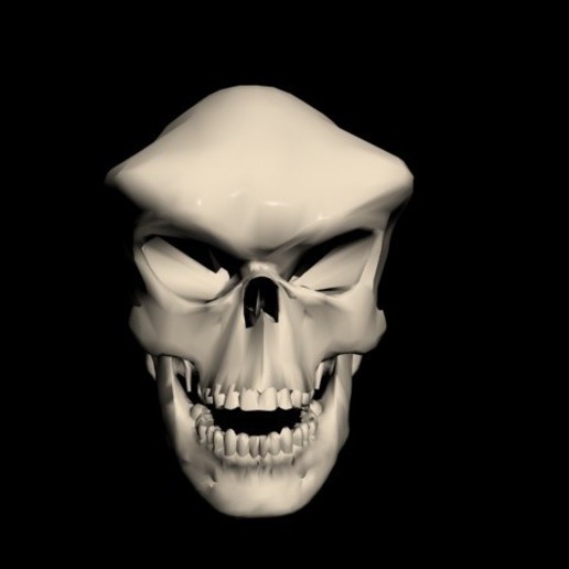alien crâne art le tête l'anatomie 3D print model - Mito3D
