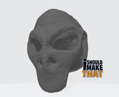 alieno cranio alieno cranio alieno cranio 3d print model - Mito3D