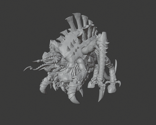 alien space bugs - spawning bug 28mm miniature tabletop wargame game biomass hive mind swarm sci-fi monster 3d print model - Mito3D