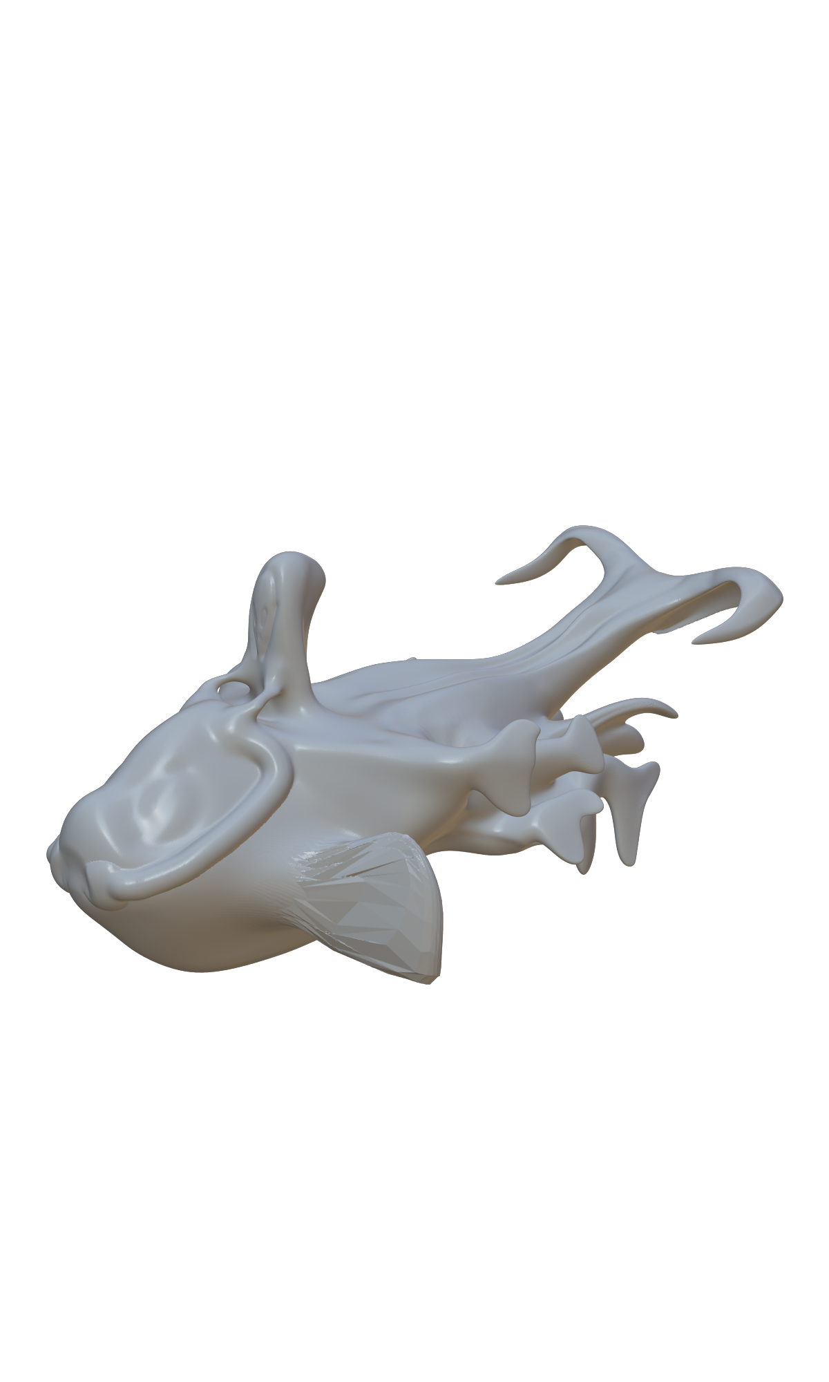 extraterrestre espace koi art poisson baleine OVNI ufohno 3D print model - Mito3D