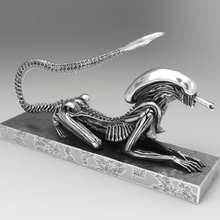 alien sphinx art scifi creature character spinx giger high poly 3d print model - Mito3D