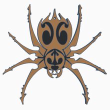 extraterrestre araignée art décor mur 3d print model - Mito3D