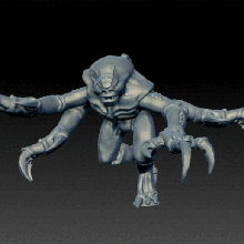 alien thief jogo warhammer40k 3d print model - Mito3D