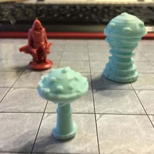 extraterrestre champignon vénéneux 1 toy_game_accessories 3d print model - Mito3D