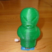 alieno camminatore capo openscad giocattolo 3d print model - Mito3D