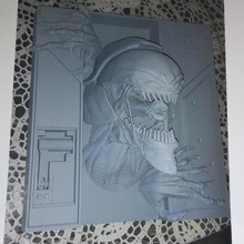 alien mur pendentif gadget 3d print model - Mito3D