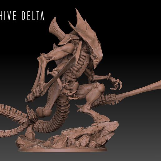 alien xeno lord 3D print model - Mito3D