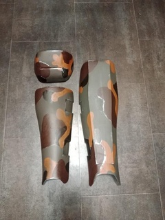 aliens colonial marine armour leg knee plates full size 3d print plan marines uscm stl 3d print model - Mito3D