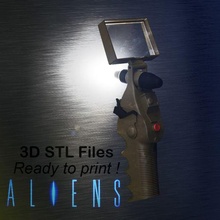 extraterrestres mano soldador artilugio extraterrestre soldadura apuntalar accesorio cosplay réplica 3d print model - Mito3D