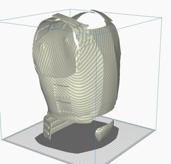 uzaylılar uscm sömürge denizciler vücut zırh tabaklar tam boyut 3d stl 3d print model - Mito3D