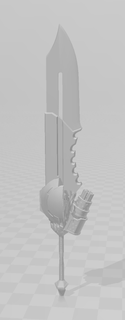 alisa espada código vena cosplay arma 3d print model - Mito3D