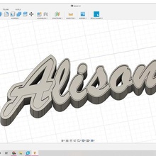 Alison arte 3d print model - Mito3D