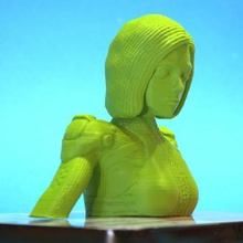 alita battle angel busto versão a arte garagem kit estátua decoração figurine o personagem sci-fi gratuito mangá fã-arte 3d print model - Mito3D