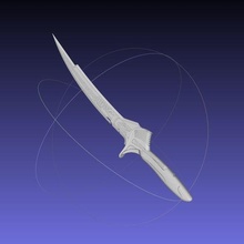 Alita savaş melek Şam kılıç film versiyon montaj Sanat 3d printing kopya Kostüm oyunu kostüm silah bilimkurgu fantezi damaskus sword alita battle angel 3d print model - Mito3D