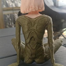 alita battle angel doll body various movie sword knife boots pretty sexy character woman women action film actress toy model statue naked sex 3d print model - Mito3D