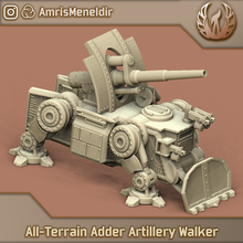 all-terrain adder artillery walker game amrismeneldir warhammer 40k 40000 imperial guard astra militarum basilisk proxy 3d print model - Mito3D