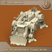 all-terrain khmeric troop carrier game amrismeneldir warhammer 40k 40000 imperial guard astra militarum chimera walker proxy 3d print model - Mito3D