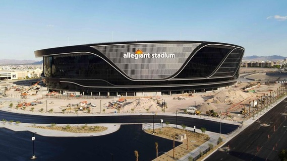 Sadakat stadyum Las vegas akıncılar Amerikan Futbol 2023 kullanım 3d print model - Mito3D