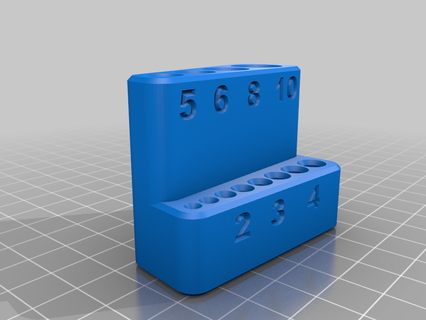 allen holder remix hex key studentchallenge tool holders boxes box containers organization storage 3d print model - Mito3D