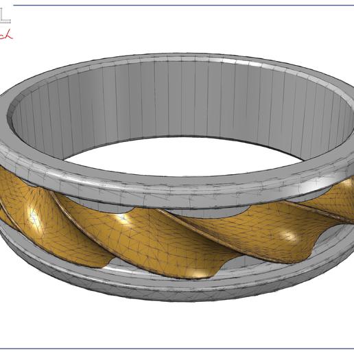 de l'alliance bijoux bague mariage les anneaux 3D print model - Mito3D