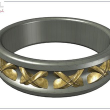 Allianz Schmuck Ringe ring Ehe anneau 3d print model - Mito3D