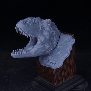 allosaurus head dino dinosaurus lizard prehistoric animal 3d print model - Mito3D