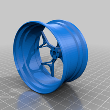 alloy wheel car rim keychains 3d print model - Mito3D