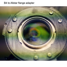 allstar tapa de la lente trasera m42 b4 adaptadores gadget objetivo canon allstarcine 3d print model - Mito3D