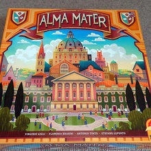 Alma mater insérer Jeu jeu plateau inserts organisateur planche boîte jouet accessoires 3d print model - Mito3D