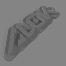 alok - keychain logo llavero logotipo dj djs house edm 3d print model - Mito3D