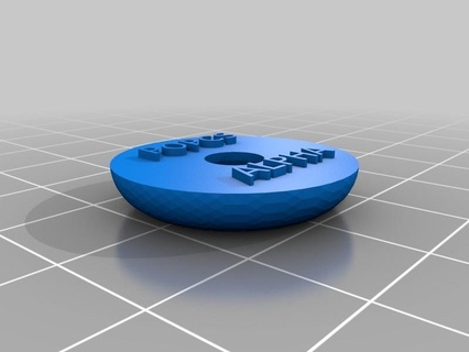 alpha coin thing 3d print model - Mito3D