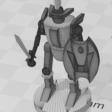 alpha aimant guerrier yugioh donjon dé monstres dit ddm 3d print model - Mito3D