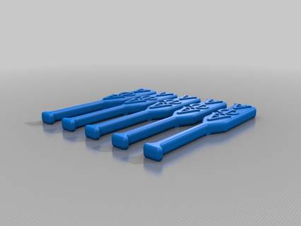 alpha phi alpha mini paddles Tools 3d printing  3d print model - Mito3D