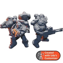 alfa espacio soldados 3d print model - Mito3D