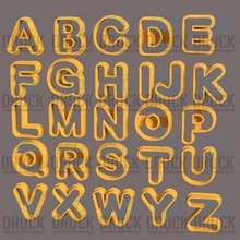 alphabet - alphabet cookie cutter alphabet number letter cookie cutter