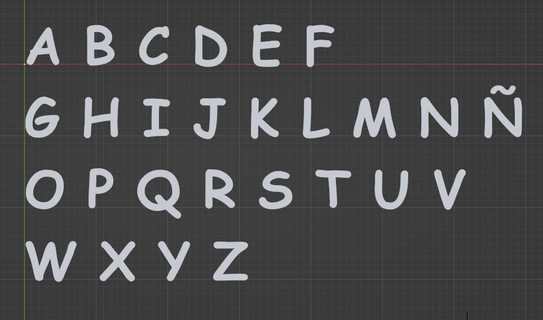 alfabeto cómic sans Comic Sans 3dalphabet alphabet3d stlformat 3d print model - Mito3D
