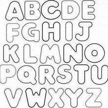 alfabeto biscoito cortadores cortador padaria Diversão divertido cartas 3d print model - Mito3D