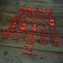 alphabet cookie cutters gadget cooking cutter letter letters number numbers word text art bundle 3d print model - Mito3D