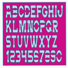 alfabeto, numeri di disegnare vari alfabeto y 3d print model - Mito3D