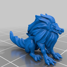 alphyn monstruo art criaturas lobo la impresión mítico míticas monster león de fantasía dragón diseño criatura carácter personaje dibujos animados bestia animal 3d print model - Mito3D
